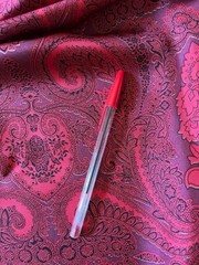 Authentic and rare TOP Italian designer luxury fabric, made in Italy .Pure silk