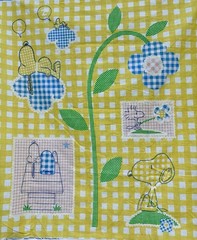 VINTAGE 1965 Snoopy Fabric Panel – Standard 1 Yard Size