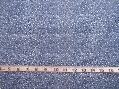 1 yd x 45″ 100% Cotton Fabric Classics “Sprinkles” Navy