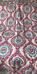 Brunschwig & Fils BF8019116-750 Kaitag Warp Ikat Print Jewel Fabric 2.5 Yds