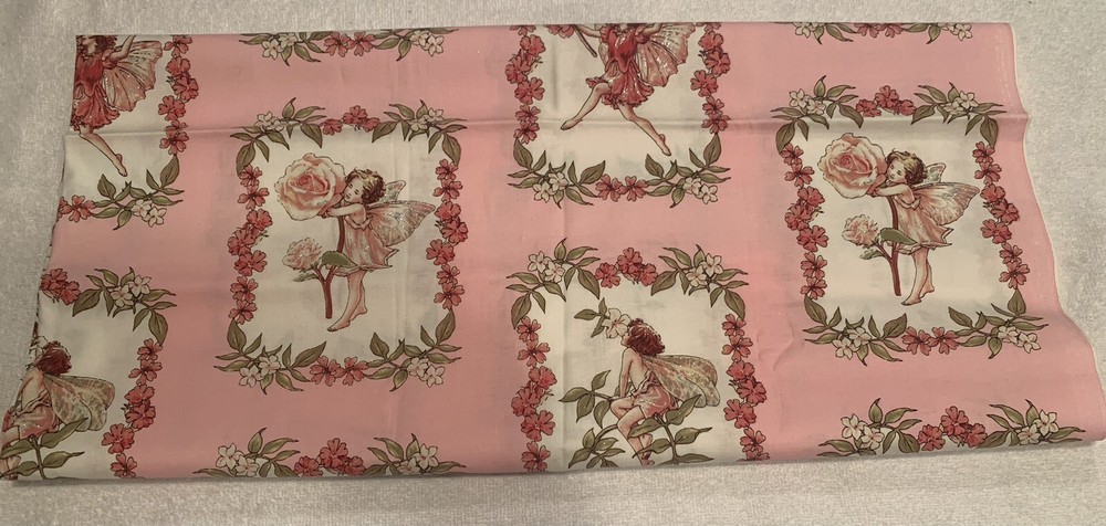 Sweet Flower Fairies Cicely Mary Barker 2009 Fabric 1 Yard Quilting