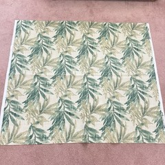 Richloom Solarium Outdoor Fabric Remnant Lot Botanical Palm Leaf Solid 6+ Yds
