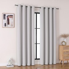 Grommet Blackout Curtains for Bedroom and Living Room – 2 Panels Set Thermal …