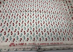 Moda Feed Company Sweetwater Vanilla Multi Cotton Quilt Fabric Rare OOP 1 yard