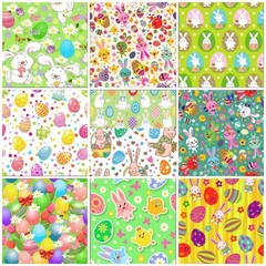 10 Pcs Sewing Fabric Cute Cartoon Pattern Waterproof Anti Fading Soft Touch DIY