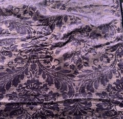 PLUM PURPLE Solid Chenille Velvet Upholstery Drapery Fabric 3.5 YDS 57” Wide