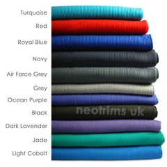 Rib Knit Fabric Waistband Cuffing Stretch Material,2×2 Polyester Sports,Neotrims