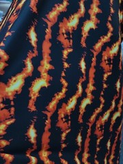 Fire Red and Yellow Spandex Fabric by the Yard – Flames Print Stretch Fabric