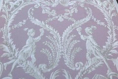 CHIVASSO CURTAIN FABRIC DESIGN Emperors Garden 2.65 METRES CH2664-060 DUSKY PINK