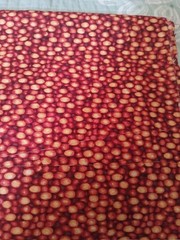 Deep Orange-Red Berries Flower Fairies Fabric Cicely Mary Barker 1998 45″ X 35″