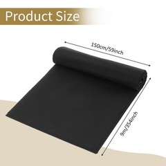 10 Yards Black Cotton Fabric by the Yard Fabrics,59 Inches Wide Medium Weight…