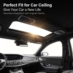 Self Adhesive Universal Headliner Fabric Foam Back Interior Trim DIY Roof Repair