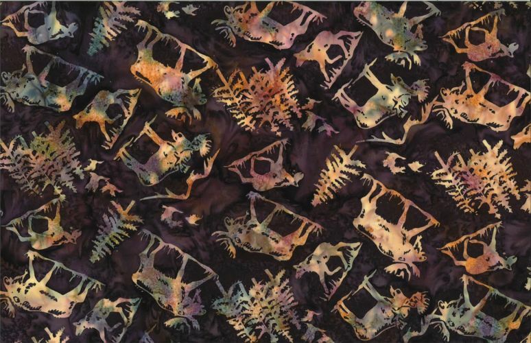 Custom Wildlife & Western Hoffman Batiks – Marsala Moose #S2341-423