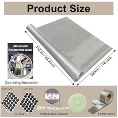 Faraday Fabric & Tape Bundle, Conductive Material