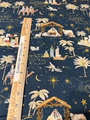 MODA 2026 Christmas Silent Night per yard 100% cotton fabric 36 x 44 Nativity 12