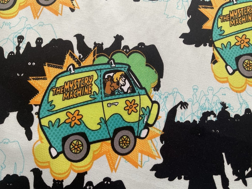 Fabric Scooby Doo Bus By Camelot Fabric 15” X 92” 102
