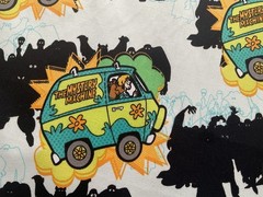 Fabric Scooby Doo Bus By Camelot Fabric 15” X 92” 102