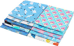 -25 Options- 100% Cotton Quilting Fabric Bundles 10Pcs Fat Quarters 18”X21”-Medi