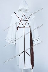 Spock Costume for Star Trek The Voyage Home Cosplay Kimono Robe White Outfit
