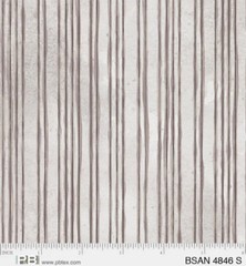 Baby Safari Animals Cotton Quilt Fabric P&B 4846-S Brown and Gray Stripe