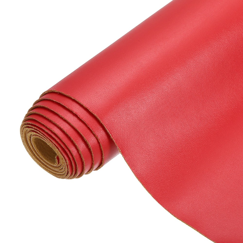 1 Yard PU Synthetic Leather for Faux Leather Material, Red
