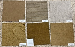 Glant Fabric lot of 42 Large Squares Scrapbooking Crafts 12 X 12
