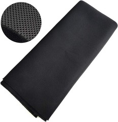 Speaker Grill Cloth Stereo Mesh Fabric for Speaker Repair, Black – 55 x 40 in /