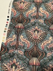 Camelot Fabric By Hoffman International Fabrics Art Nouveau Style 1.3 Yards