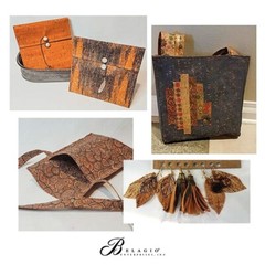 Belagio Enterprises 3pcs Natural Cork Fabric (18×15 inches) | BPC3