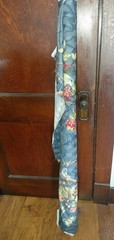 Richloom Platinum Collection Blue Stripe Floral Birds Fabric 6+ Yds NEW Charming