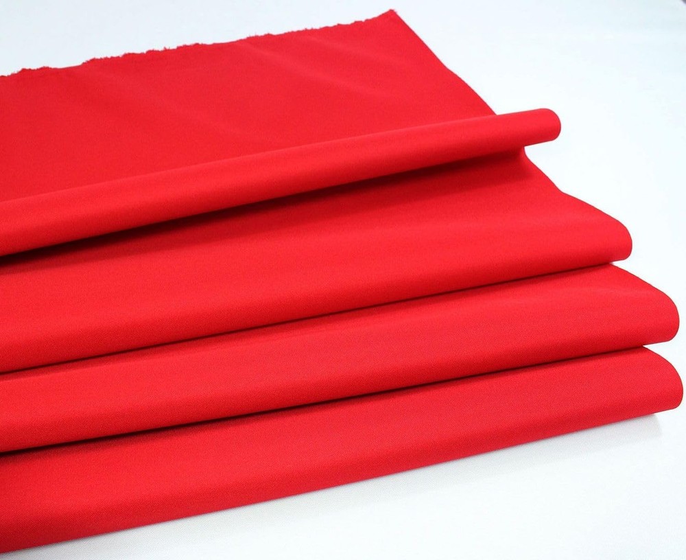 Mybecca Waterproof Canvas Marine Fabric 600 Denier Indoor/Outdoor 1 Yard, Red
