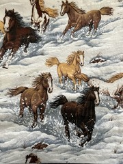12 Fat Quarters – Assorted Western Cowboy Tribal Horses Rodeo Cotton Fabric