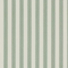 SANDERSON CURTAIN FABRIC DESIGN Pinetum Stripe 5.9 METRES BLUE CLAY COTTON BLEND