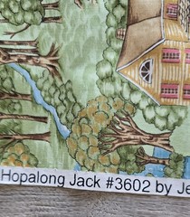 Hopalong Jack Fabric for Northcott By Jeri Landers 43″x56″ #3602