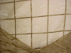 11-5/8Y Lee Jofa Sheer Embroidered Silk Upholstery Fabric