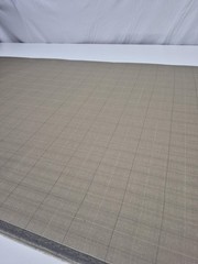 Fintes Newcastle Wool Suiting Fabric Beige Herringbone Italy 5 Yd Tailoring