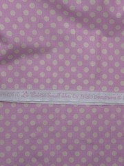 Pink Le Creme Fabric Small Dots by Riley Blake Designs C610 Cotton 44″ BTY