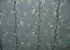 120cm iLiv Sumi Delft Blue Embroidered Fabric Curtain Upholstery Cushion