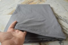 Grey Plain Fabric 100% Cotton 3 Yard Fabric NO TARRIF CHARGES 100%✅ ZK_64*