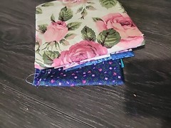 5pc Assorted Colors Florals Fat Quarters Remnants Cotton Quilting Crafts Moody