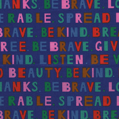 Fabric by the Half Yard (18″) — Cloud9 Fabrics / Universal Love / Pattern 227022