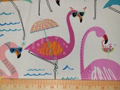 5 Yds Richloom Solarium Florida Diva 54″ Wide 100% Polyester Outdoor Flamingo
