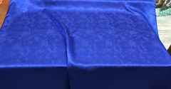 Royal Blue Exquisiteness 120 inches double width fabric By the yard