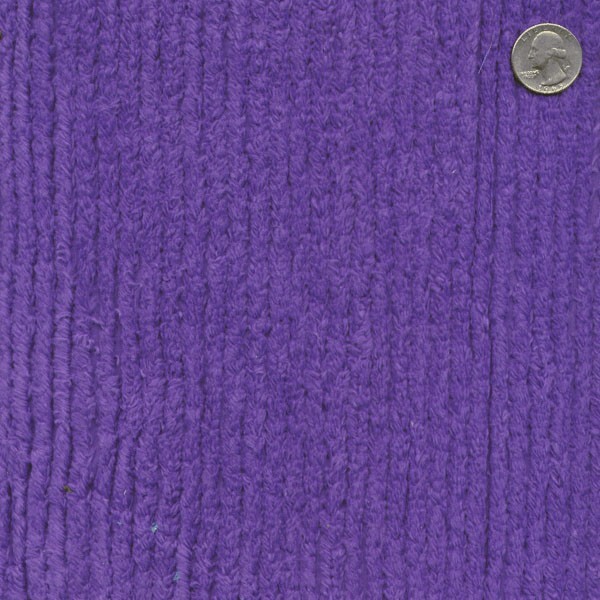 Terry Chenille Purple 57″ Wide Cotton Fabric by the Yard A710.02