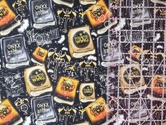 100% Cotton Woven Novelty Fabric Fourth Wing Books By The 1/4 Yard 9×56
