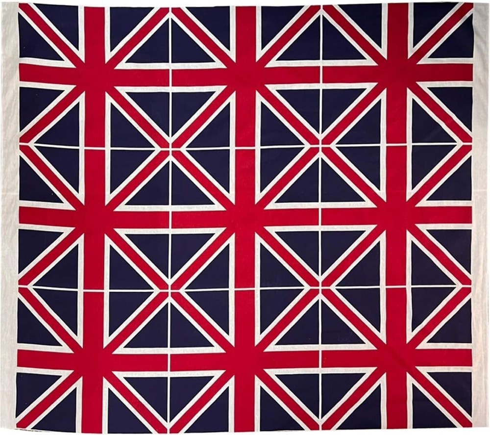 UK England British Country Flag Patriotic Printed Cotton Fabric By the Meter