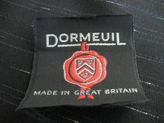 Dormeuil Kidor Wool Kid Mohair Fabric Navy Stripe 2.8m/ 3.1yd 740g England Suit