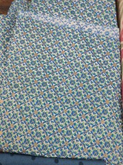 Lot of Fabric, flowers and dots, multicolor, 1lb 5oz