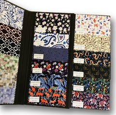 Assertive Threads Shirt Contrasts Fabric Swatch Sample Book Tailor Design Fabric