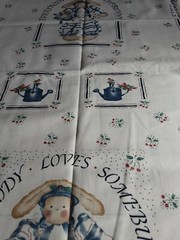 Fabric Panel Somebunny Past And Present Multicolor 58 L X 36 W